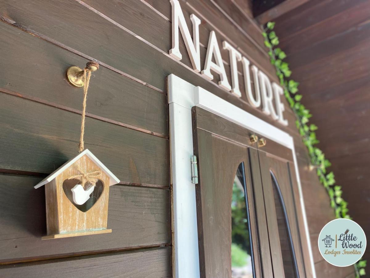 Little Wood Lodges Insolites Bailly-aux-Forges ภายนอก รูปภาพ