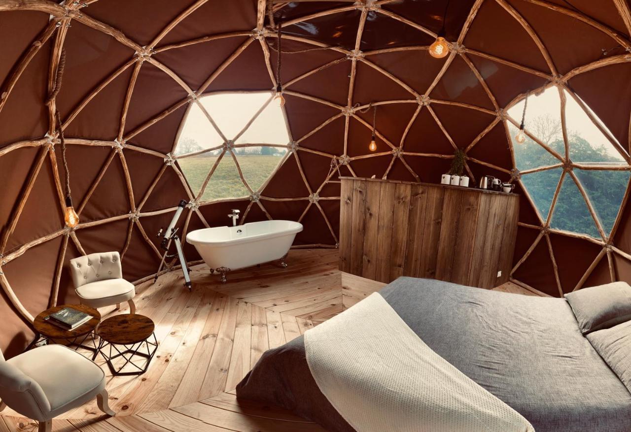 Little Wood Lodges Insolites Bailly-aux-Forges ภายนอก รูปภาพ
