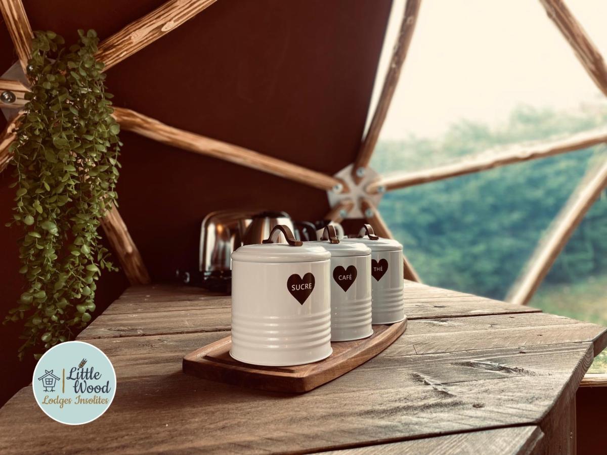 Little Wood Lodges Insolites Bailly-aux-Forges ภายนอก รูปภาพ