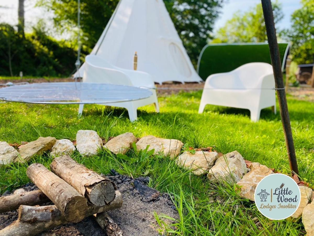 Little Wood Lodges Insolites Bailly-aux-Forges ภายนอก รูปภาพ