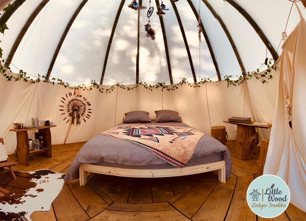 Little Wood Lodges Insolites Bailly-aux-Forges ภายนอก รูปภาพ