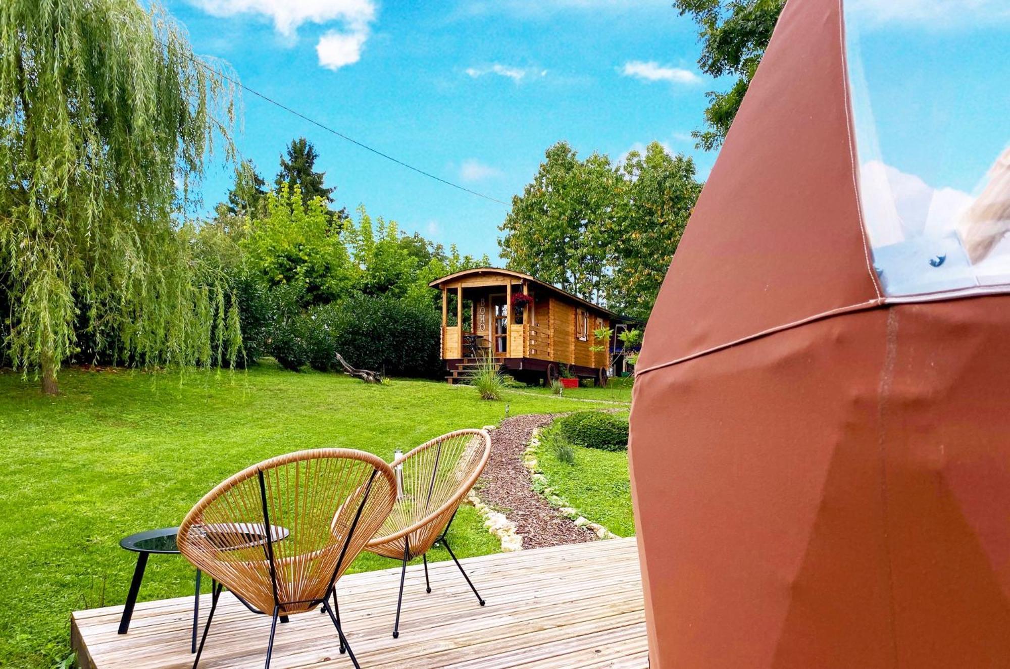 Little Wood Lodges Insolites Bailly-aux-Forges ภายนอก รูปภาพ