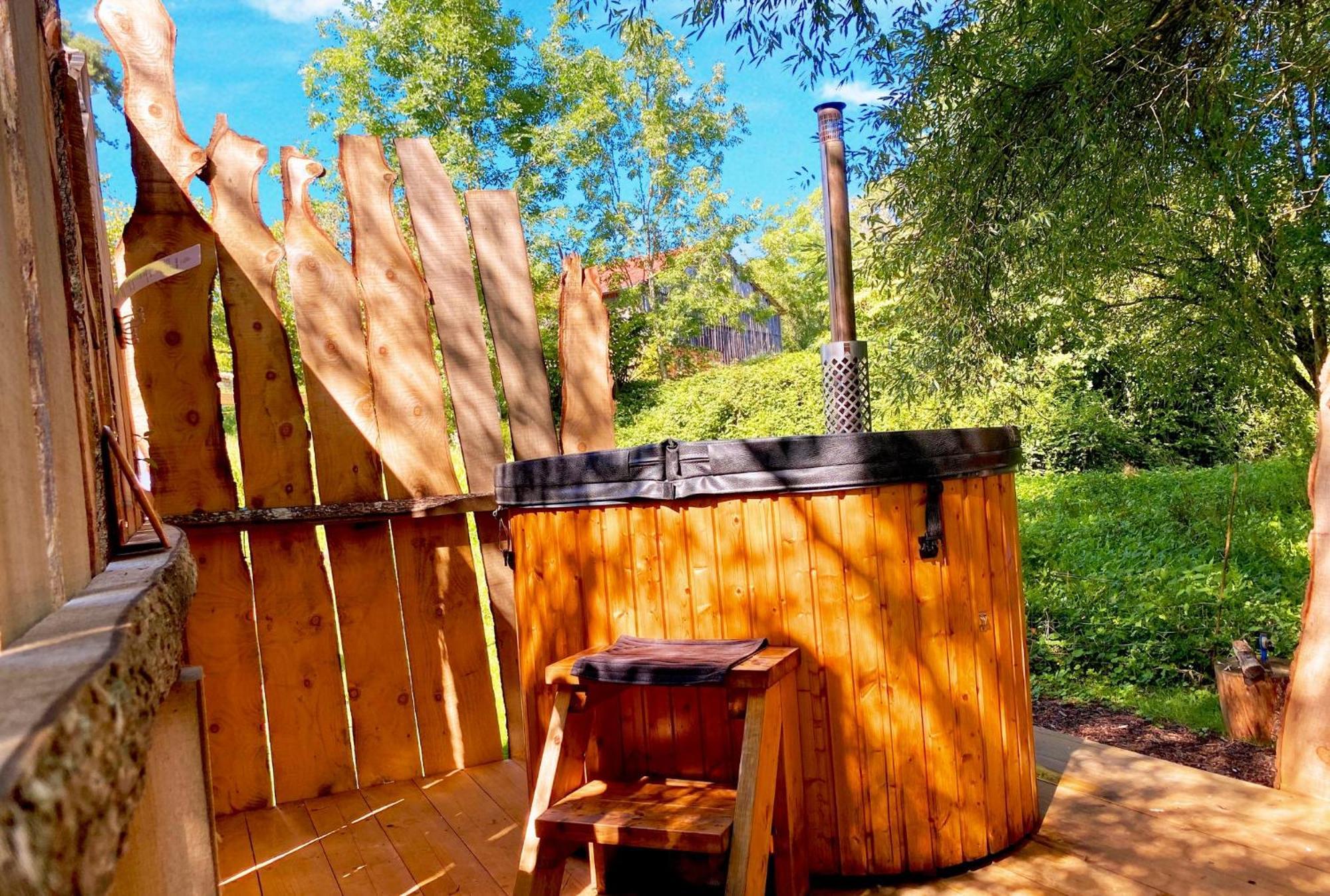 Little Wood Lodges Insolites Bailly-aux-Forges ภายนอก รูปภาพ