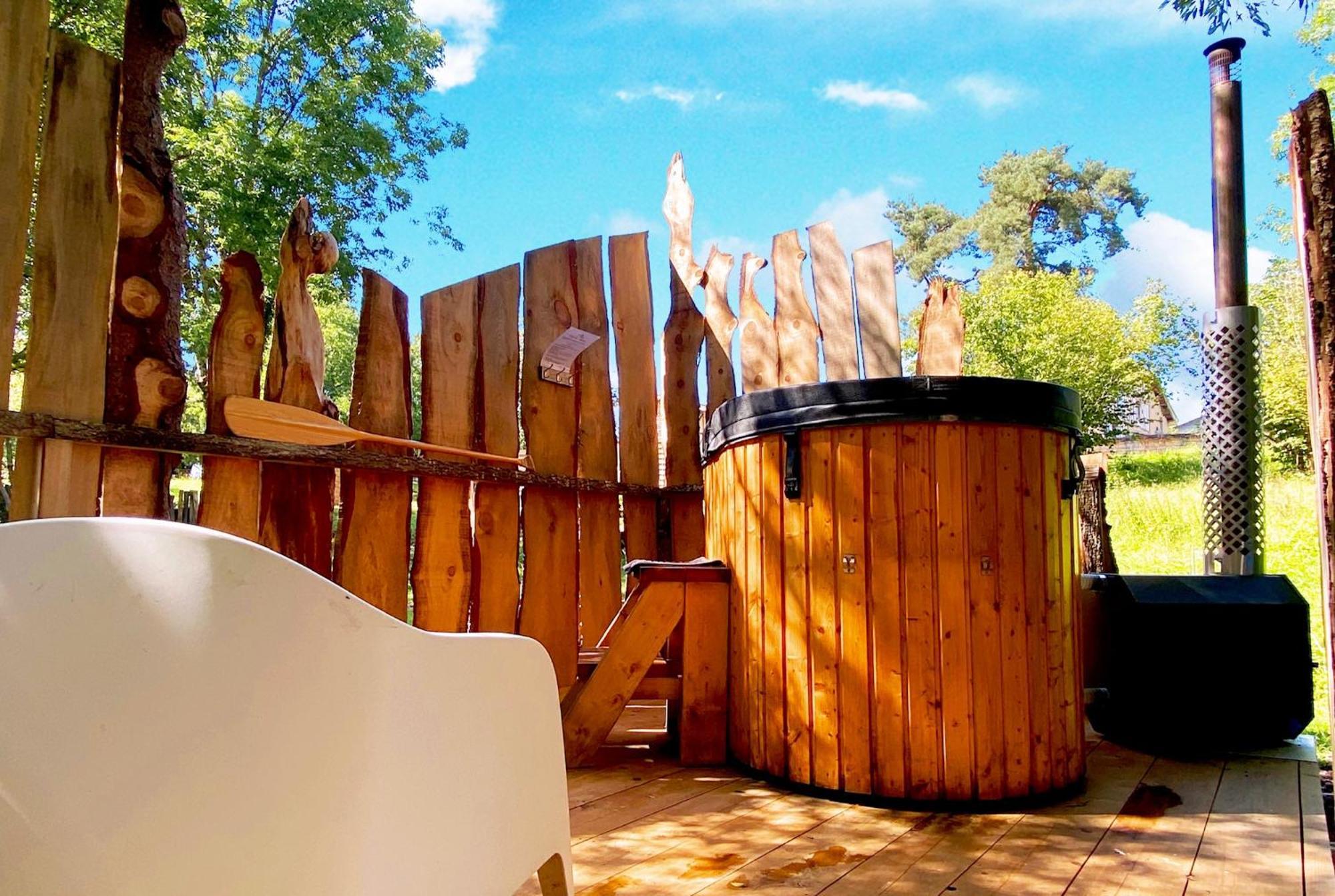 Little Wood Lodges Insolites Bailly-aux-Forges ภายนอก รูปภาพ